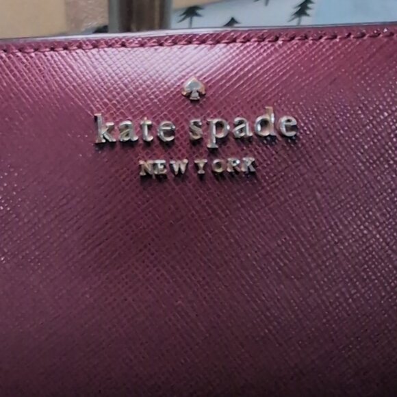 Kate Spade Mulled Wine Stacy Wallet - Picture 6 of 9
